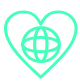 Icono de corazón — 100% renovable