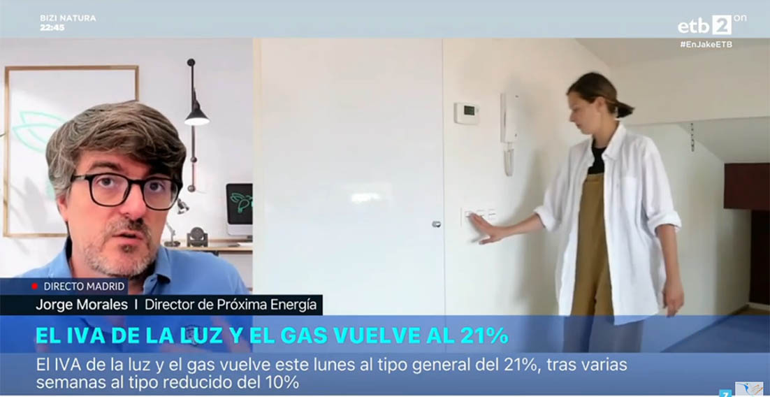 ¿Por qué todavía no era el momento de subir los impuestos de la luz? - En jake de ETB (1 de junio de 2026).