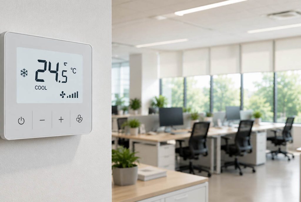 ¿Cuál debe ser la temperatura del aire acondicionado en oficinas para ahorrar energía?