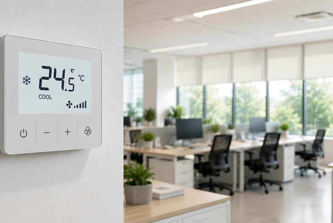 ¿Cuál debe ser la temperatura del aire acondicionado en oficinas para ahorrar energía?