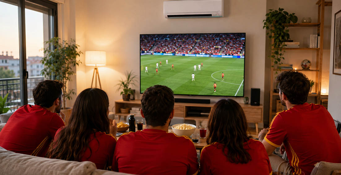 ¿Cuánta energía consume ver un partido del Mundial en casa? (26 de junio de 2026)