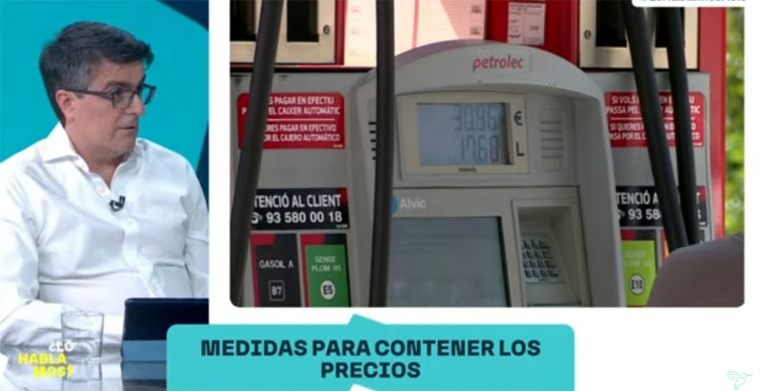 Si el diésel tiene menos impuestos, ¿por qué puede costar lo mismo o más que la gasolina? - Lo hablamos de Antena3TV (30 de septiembre de 2026).